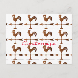 Postal Rooster Weathervane Thunder_Cove