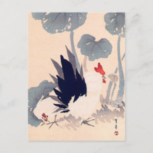 Postal Rooster y Hen, Watanabe Seitei