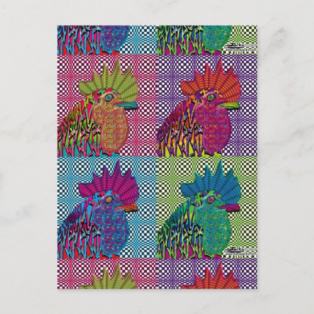 Postal Roosters Gone Psycho (Anverso)