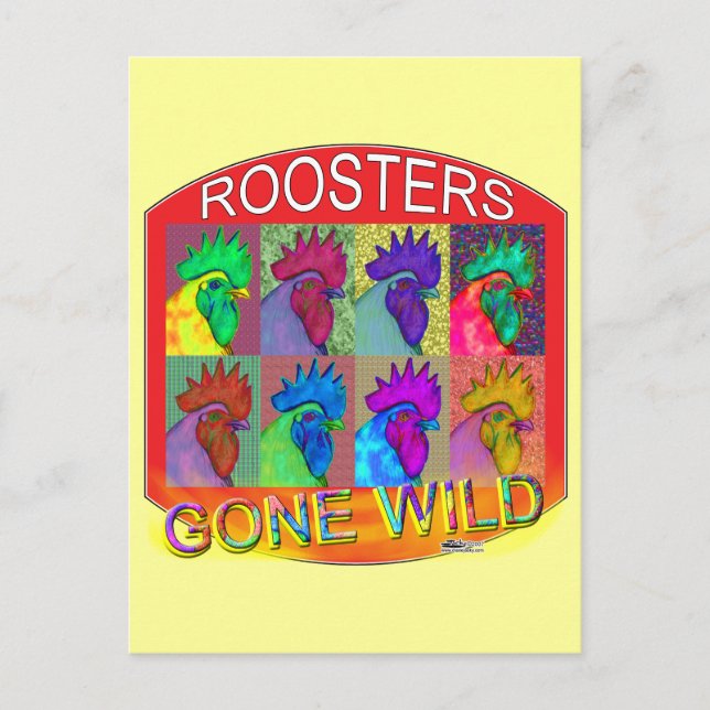 Postal Roosters Gone Wild #3 (Anverso)