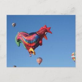 Postal Roostesr colorido