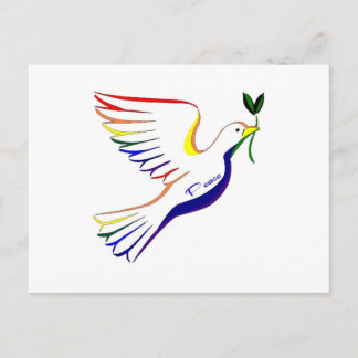 Postal Ropa de arco iris