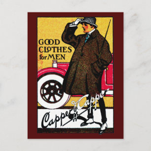 Postal Ropa masculina de 1920