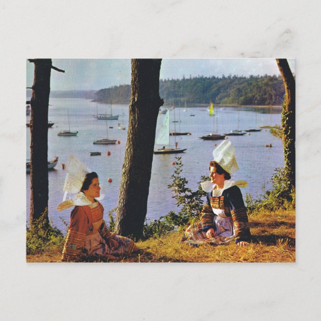 Postal Ropa tradicional bretona (Anverso)