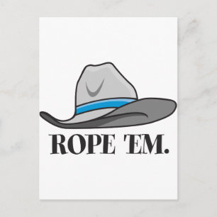 Postal Rope 'em cowboy
