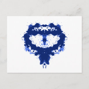 Postal rorschach Bild foto Tintenkleckse inkblots