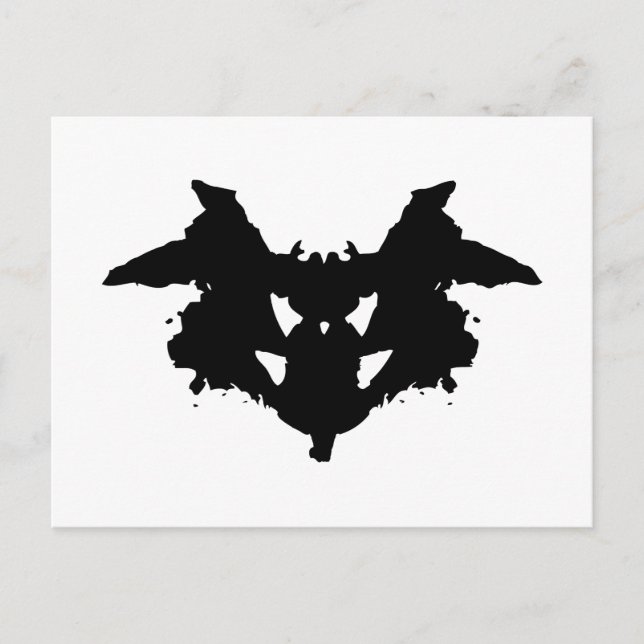 Postal Rorschach Inkblot (Anverso)