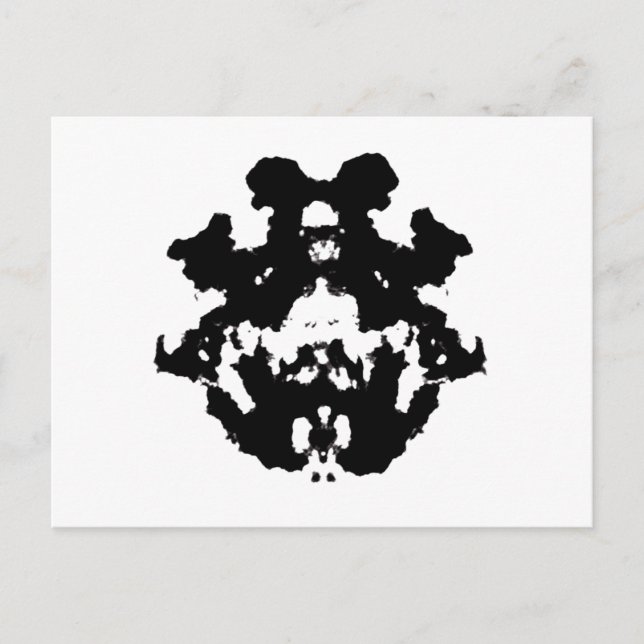 Postal Rorschach inkblot4 (Anverso)