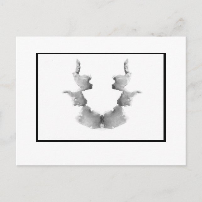 Postal Rorschach Inkblot 7.0 (Anverso)