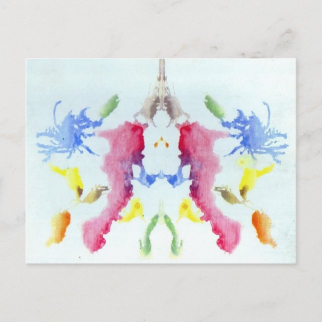 Postal Rorschach Inkblot Test (Anverso)