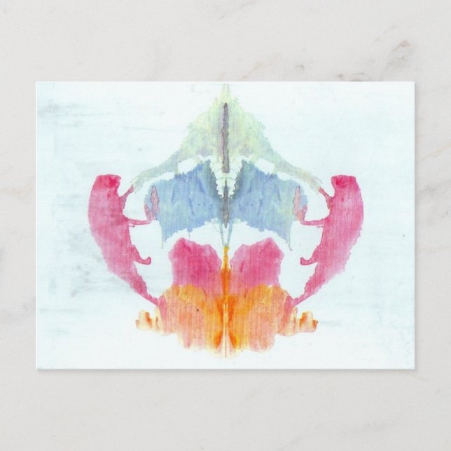 Postal Rorschach Inkblot Test (Anverso)