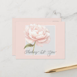 Postal Rosa Blanca Bonita Personalizada