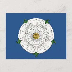 Postal Rosa Blanca de York
