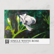 Rosa Blanca Única