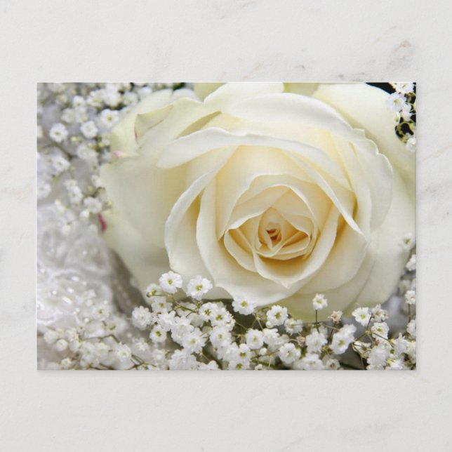 Postal Rosa boda (Anverso)