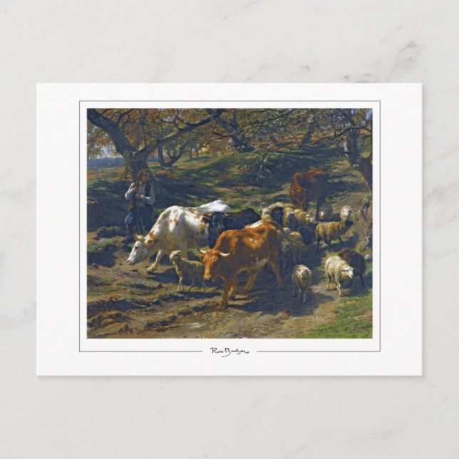 Postal Rosa Bonheur #14 - Bella Artes (Anverso)