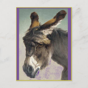 Postal Rosa Bonheur, La Cabeza de un Burro, Arte, 