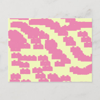 Postal rosa con suerte 888