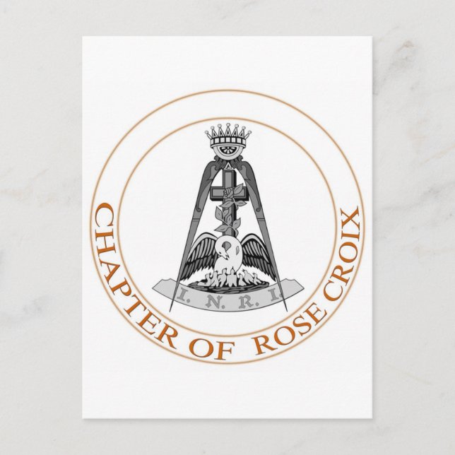 Postal Rosa Croix Scottish Rite (Anverso)