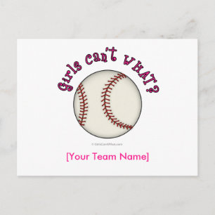 Postal Rosa de Béisbol