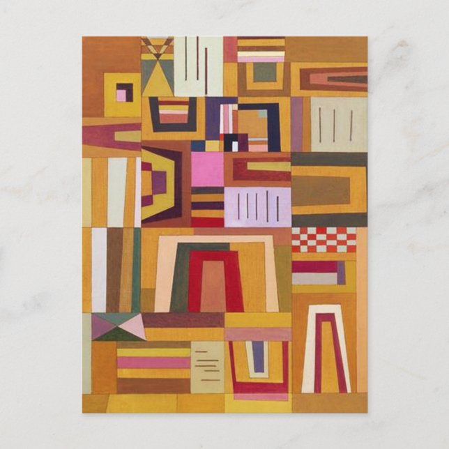 Postal Rosa de compensación de Kandinsky (Anverso)