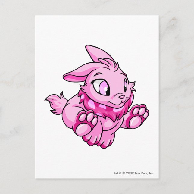 Postal Rosa de Cybunny (Anverso)