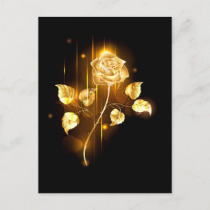 Postal Rosa de oro (rosa de oro)