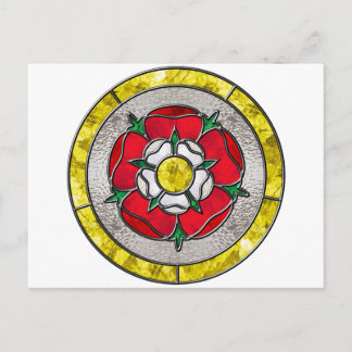 Postal Rosa de vidrio