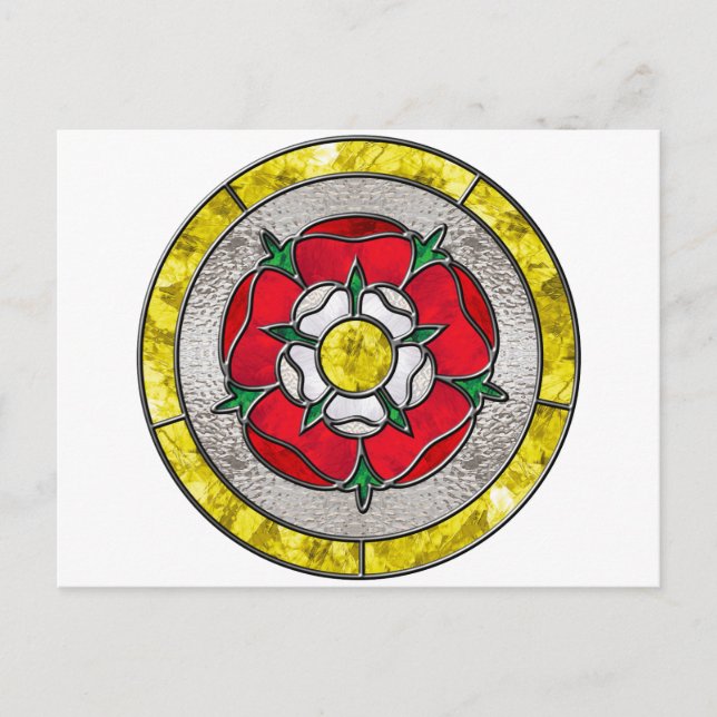 Postal Rosa de vidrio (Anverso)