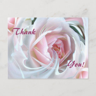 Postal Rosa Delicado con efectos de mármol