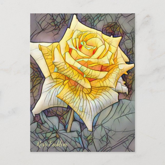 Postal Rosa Emblem [Postcard] (Anverso)