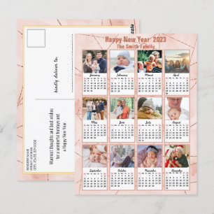 Postal rosa Gold Modern Family de 2023