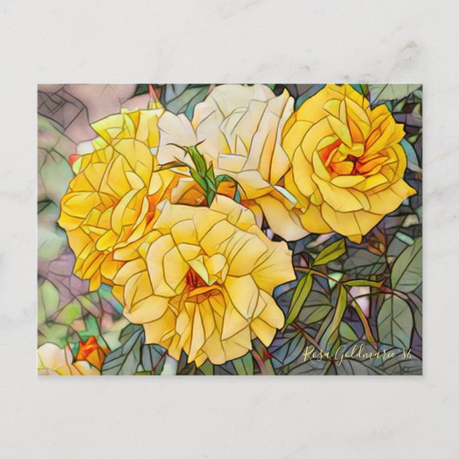 Postal Rosa Goldmarie '84 [Postal] (Anverso)