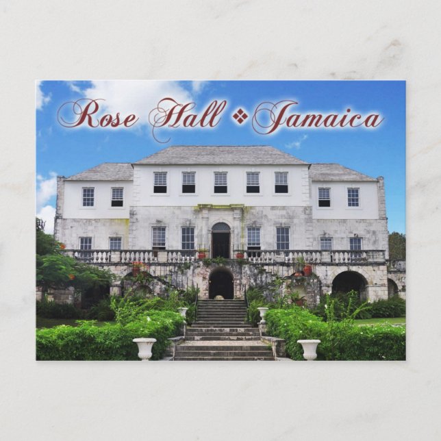 Postal Rosa Hall Great House, St. James, Jamaica (Anverso)
