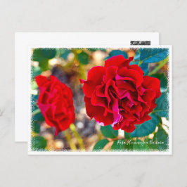 Postal Rosa Hommage a Barbara