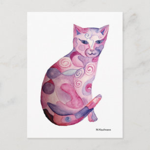 Postal Rosa Katze