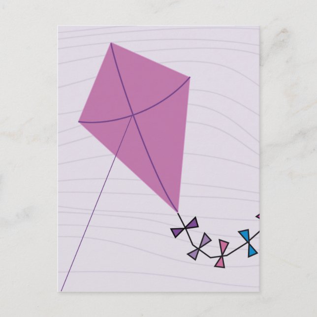 Postal Rosa Kite (Anverso)