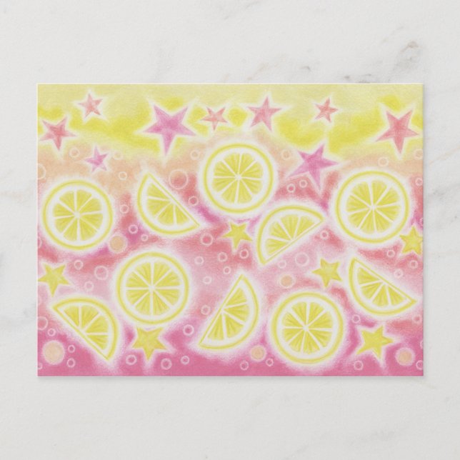 Postal rosa Lemonade (Anverso)