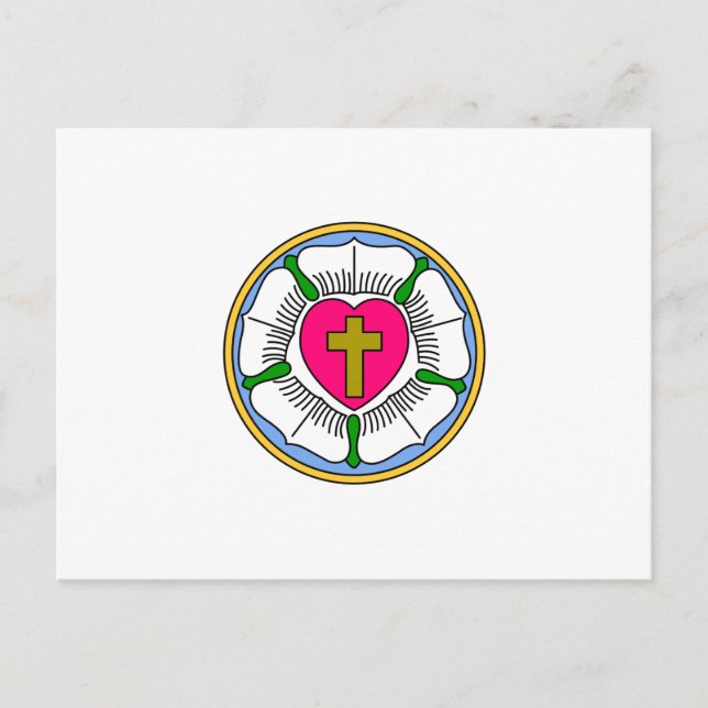 Postal Rosa Lutheran (Anverso)