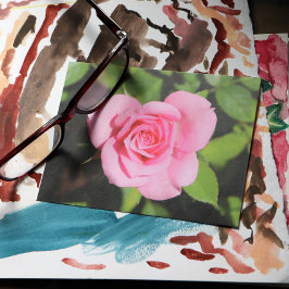 Postal Rosa minimalista Pink Valentine