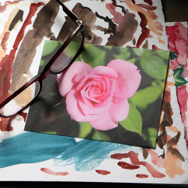 Postal Rosa minimalista Pink Valentine (Subido por el creador)