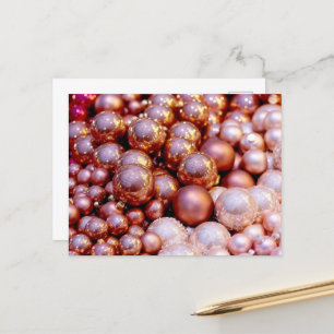 Postal Rosa Navidades de Quartz