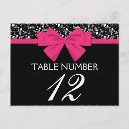 Postal Rosa negra y blanca rosada