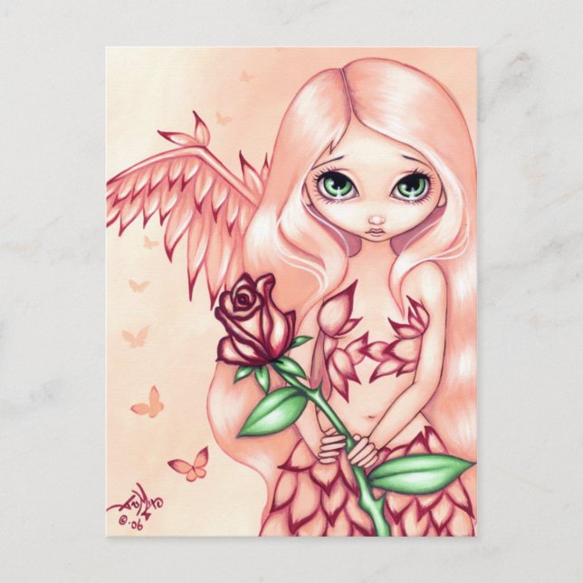 Postal "Rosa pálido" (Anverso)