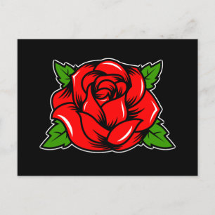 Postal Rosa Roja