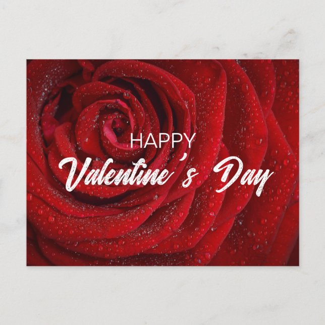 Postal Rosa Roja, San Valentín (Anverso)