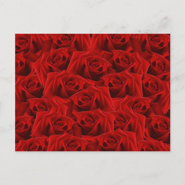 Postal Rosa Rojo Romántico (Anverso)