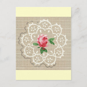 Postal Rosa rosa
