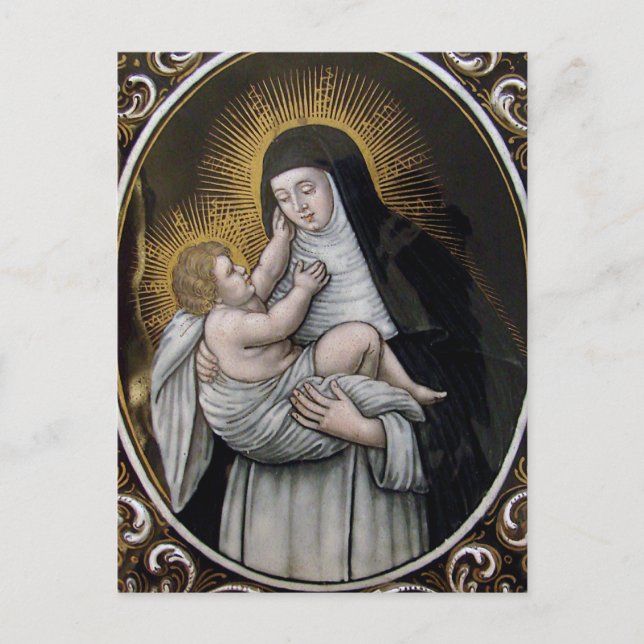 POSTAL ROSA SANTO DE LIMA (Anverso)