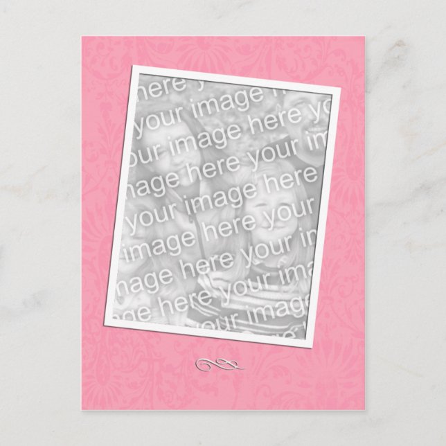 Postal Rosa simple (Anverso)